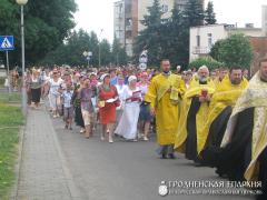 1 августа 2014 года. Освящение куполов храма агрогородка Обухово 1 августа 2014 года. Освящение куполов храма агрогородка Обухово