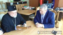 2 сентября 2014 года. Встреча архиепископа Артемия с председателем Гродненского горисполкома 2 сентября 2014 года. Встреча архиепископа Артемия с председателем Гродненского горисполкома