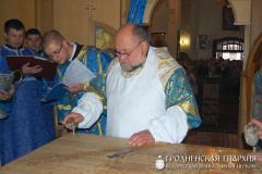 31 августа 2014 года. Архиепископ Артемий совершил литургию в храме Архистратига Михаила деревни Сынковичи 31 августа 2014 года. Архиепископ Артемий совершил литургию в храме Архистратига Михаила деревни Сынковичи