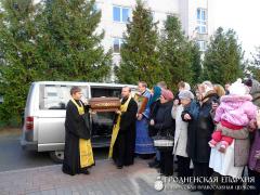 26 октября 2014 года. Мощи святителя Луки побывали в храме при Гродненской областной клинической больнице 26 октября 2014 года. Мощи святителя Луки побывали в храме при Гродненской областной клинической больнице