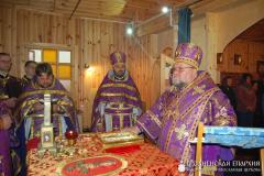 29 марта 2015 года. Архиепископ Артемий совершил освящение храма в деревне Заболоть Щучинского благочиния 29 марта 2015 года. Архиепископ Артемий совершил освящение храма в деревне Заболоть Щучинского благочиния