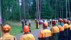 14 июля 2015 года. Священник посетил соревнования вальщиков лесного хозяйства 14 июля 2015 года. Священник посетил соревнования вальщиков лесного хозяйства