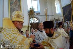 19 августа 2015 года. Архиепископ Артемий совершил литургию в храме в честь Преображения Господня деревни Деречин 19 августа 2015 года. Архиепископ Артемий совершил литургию в храме в честь Преображения Господня деревни Деречин