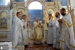 19 августа 2015 года. Архиепископ Артемий совершил литургию в храме в честь Преображения Господня деревни Деречин 19 августа 2015 года. Архиепископ Артемий совершил литургию в храме в честь Преображения Господня деревни Деречин