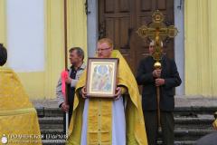 3 октября 2015 года. Православные верующие отметили юбилей Спасо-Преображенской церкви