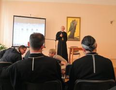 Встреча духовенства Гродненской епархии с о. Александром Борисовым и о. Иоанном (Jovanni) Гуайта. 