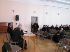 Встреча духовенства Гродненской епархии с о. Александром Борисовым и о. Иоанном (Jovanni) Гуайта. 