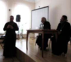 Встреча духовенства Гродненской епархии с о. Александром Борисовым и о. Иоанном (Jovanni) Гуайта. 