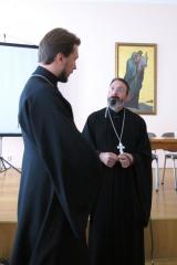 Встреча духовенства Гродненской епархии с о. Александром Борисовым и о. Иоанном (Jovanni) Гуайта. 