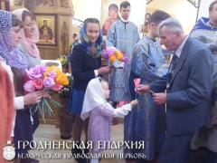 14 октября 2015 года. Праздник Покрова Пресвятой Богородицы на приходе святых равноапостольных Мефодия и Кирилла города Волковыска