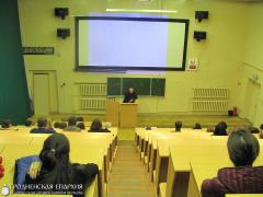 19 октября 2015 года. Священник встретился со студентами Гродненского государственного медицинского университета