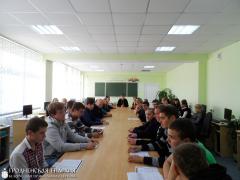 23 сентября 2015 года. Встреча учащихся Скидельского лицея со священником