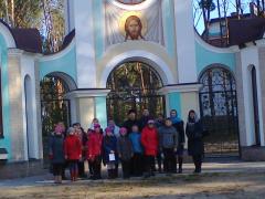 Учащиеся воскресной школы при храме Богоявления Щучина совершили паломничество в Свято-Елисеевский Лавришевский монастырь
