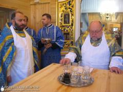 4 ноября 2015 года. Архиепископ Артемий посетил приход в честь Казанской иконы Божией Матери деревни Поречье