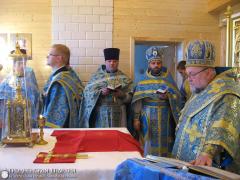 4 ноября 2015 года. Архиепископ Артемий посетил приход в честь Казанской иконы Божией Матери деревни Поречье