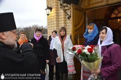 7 ноября 2015 года. Архиепископ Артемий совершил литургию в храме в честь Собора Всех Белорусских Святых города Гродно