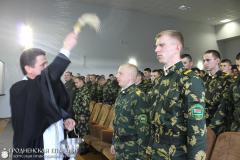 14 ноября 2015 года. Руководитель военного отдела Гродненской епархии посетил торжественное увольнение в запас воинов-пограничников