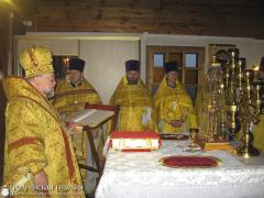 18 ноября 2015 года. Архиепископ Артемий совершил литургию в часовне в честь Святителя Тихона города Гродно