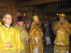 18 ноября 2015 года. Архиепископ Артемий совершил литургию в часовне в честь Святителя Тихона города Гродно