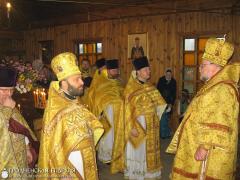 18 ноября 2015 года. Архиепископ Артемий совершил литургию в часовне в честь Святителя Тихона города Гродно