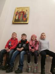 Первая исповедь учеников воскресной школы при Свято-Покровском соборе