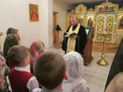 Первая исповедь учеников воскресной школы при Свято-Покровском соборе