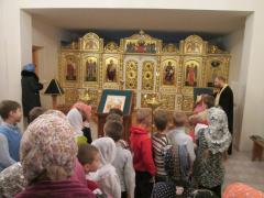 Первая исповедь учеников воскресной школы при Свято-Покровском соборе