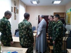 21 ноября 2015 года. Священник и детский хор посетили заставу №9 «Галынка»