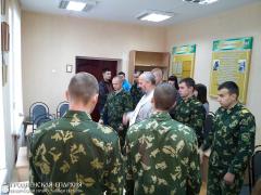 21 ноября 2015 года. Священник и детский хор посетили заставу №9 «Галынка»