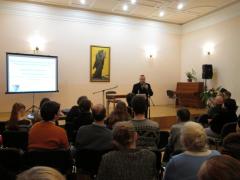 29 лістапада ў актавай залі Свята-Пакроўскага сабора адбылася вечарына “Уладзімір Караткевіч і хрысціянства