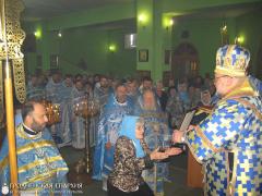 Архиепископ Артемий принял участие в торжествах по случаю 15-летия со дня освящения  нижнего храма прихода Благовещения города Волковыска