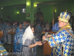 Архиепископ Артемий принял участие в торжествах по случаю 15-летия со дня освящения  нижнего храма прихода Благовещения города Волковыска