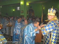 Архиепископ Артемий принял участие в торжествах по случаю 15-летия со дня освящения  нижнего храма прихода Благовещения города Волковыска