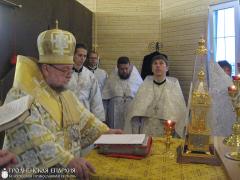 Архиепископ Артемий совершил чин освящения храма Виленских мучеников микрорайона Ольшанка города Гродно