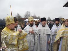 Архиепископ Артемий совершил чин освящения храма Виленских мучеников микрорайона Ольшанка города Гродно