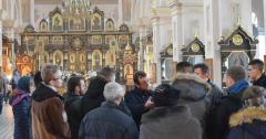 Православная молодежь из Польши с экскурсией в Свято-Покровском соборе