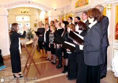 Рождественское выступление хора белорусской духовной музыки «Бацькаўшчына» в храме святителя Луки