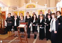 Рождественское выступление хора белорусской духовной музыки «Бацькаўшчына» в храме святителя Луки