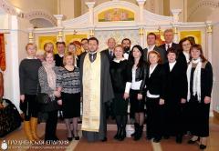 Рождественское выступление хора белорусской духовной музыки «Бацькаўшчына» в храме святителя Луки