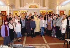 Рождественское выступление хора белорусской духовной музыки «Бацькаўшчына» в храме святителя Луки