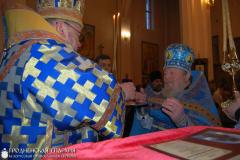 Архиепископ Артемий совершил литургию в кафедральном соборе Волковыска