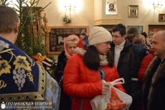 Божественная литургия для детей-инвалидов в Волковыске