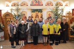 Божественная литургия для детей-инвалидов в Волковыске