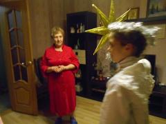 Учащиеся воскресной школы прихода храма Благовещения Пресвятой Богородицы посетили прихожан