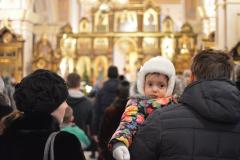 На́вечерие Рождества Христова (Рождественский сочельник) в Свято-Покровском соборе г.Гродно