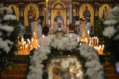 В день Крещения Господня архиепископ Артемий совершил литургию в кафедральном соборе Гродно +аудио