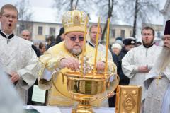 В день Крещения Господня архиепископ Артемий совершил литургию в кафедральном соборе Гродно +аудио