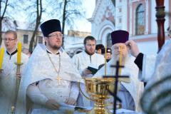 На́вечерие Богоявления (Крещенский сочельник) в Свято-Покровском соборе - 2016