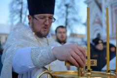 На́вечерие Богоявления (Крещенский сочельник) в Свято-Покровском соборе - 2016