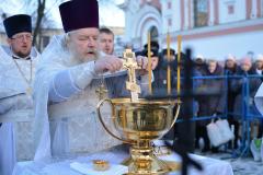 На́вечерие Богоявления (Крещенский сочельник) в Свято-Покровском соборе - 2016